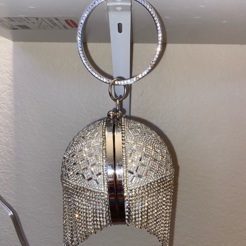 Rhinestone Ball Purse